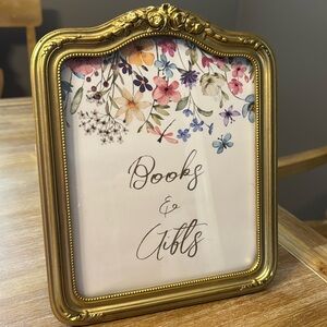 Baby Shower Signs (Baby in Bloom/wildflower theme)